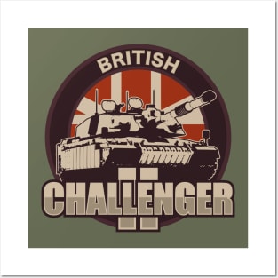 Challenger 2 Tank Posters and Art